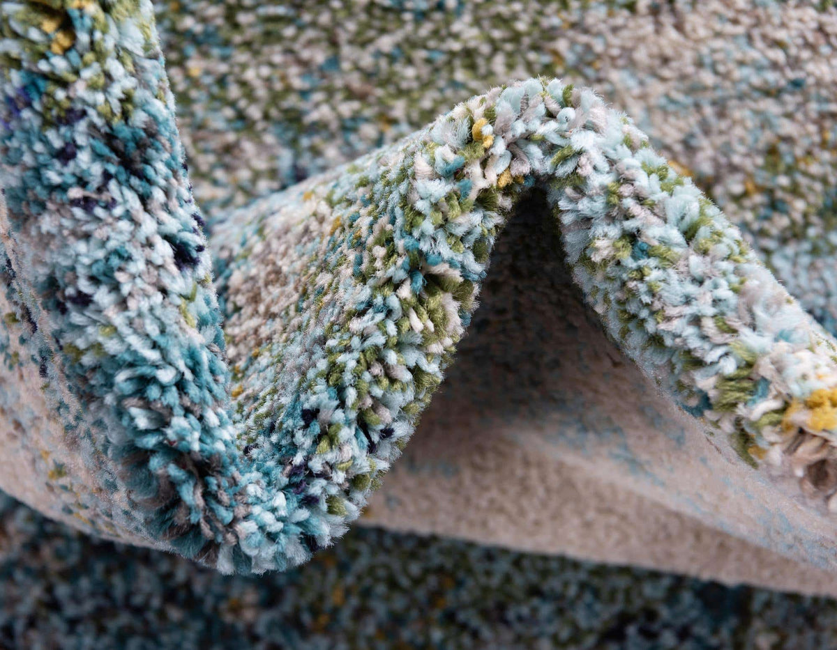Rund Teppich Spectrum in Hellblau von Hadorn™ - Lifestyle Image