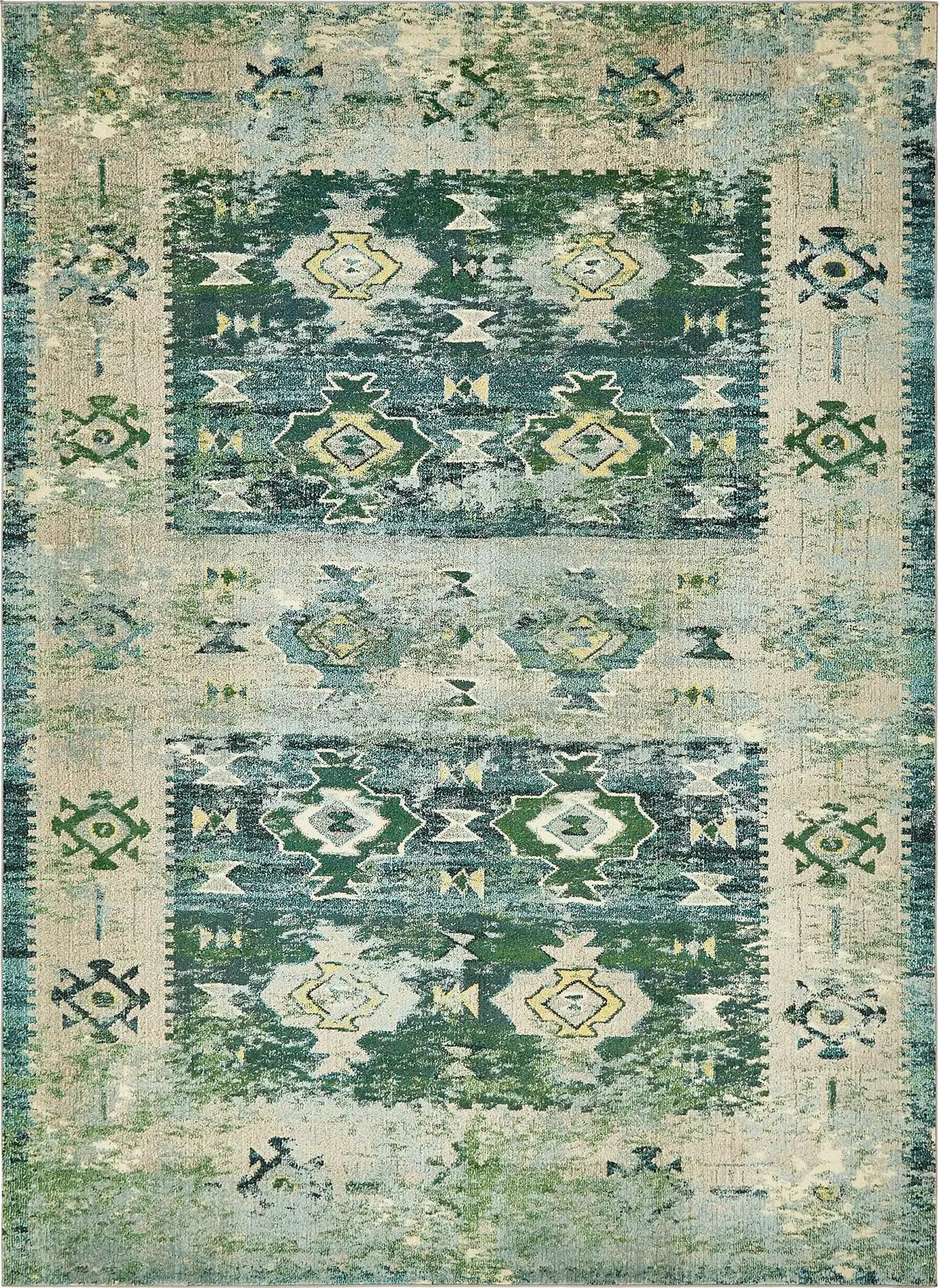 Rechteck Teppich Alta in Grün von Hadorn™ - Lifestyle Image