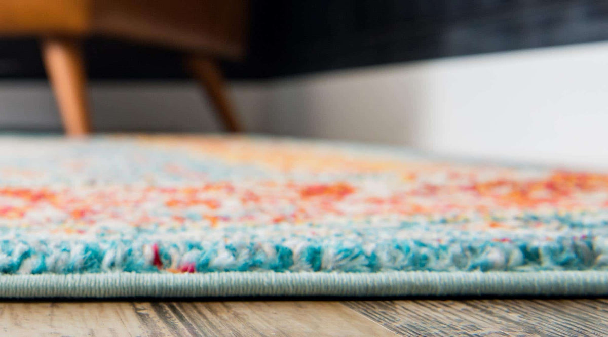 Rechteck Teppich Arte in Blau von Hadorn™ - Lifestyle Image
