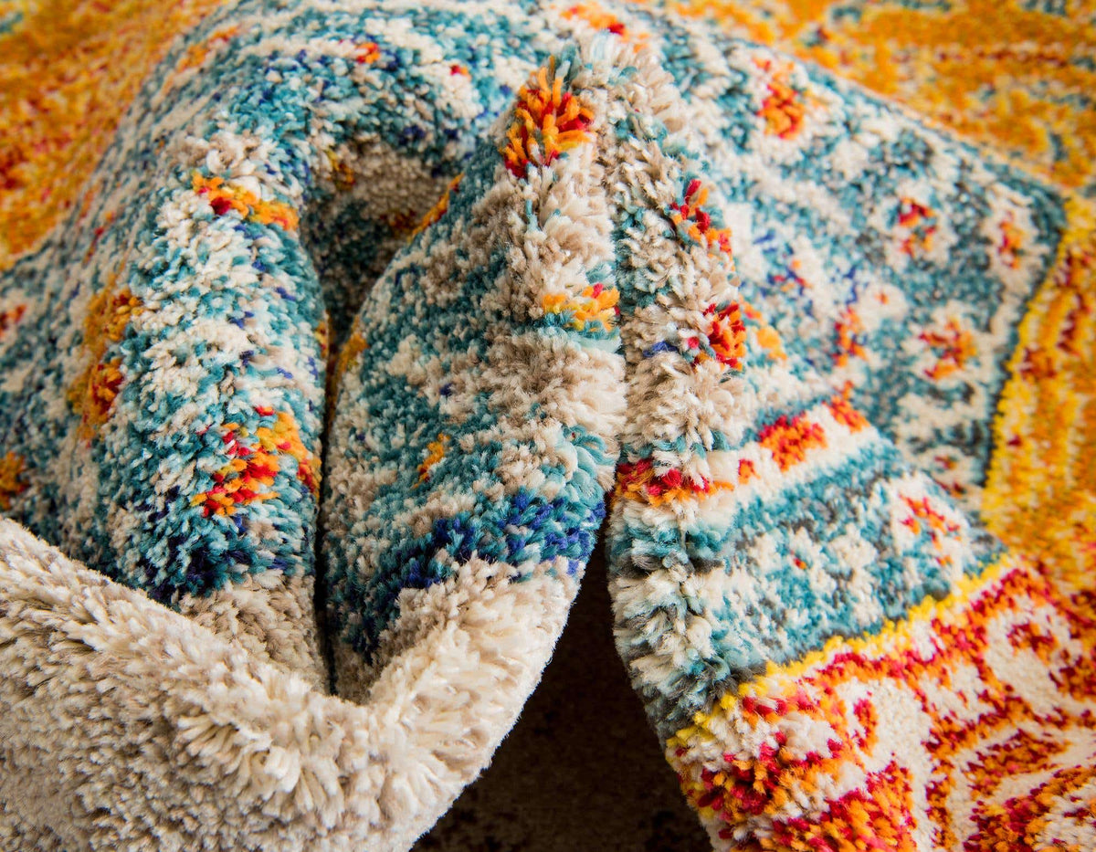 Rechteck Teppich Arte in Blau von Hadorn™ - Lifestyle Image