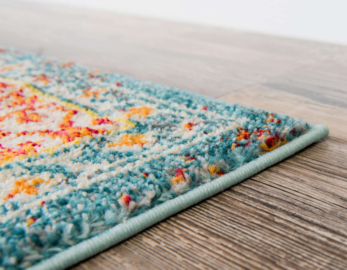 Rechteck Teppich Arte in Blau von Hadorn™ - Lifestyle Image