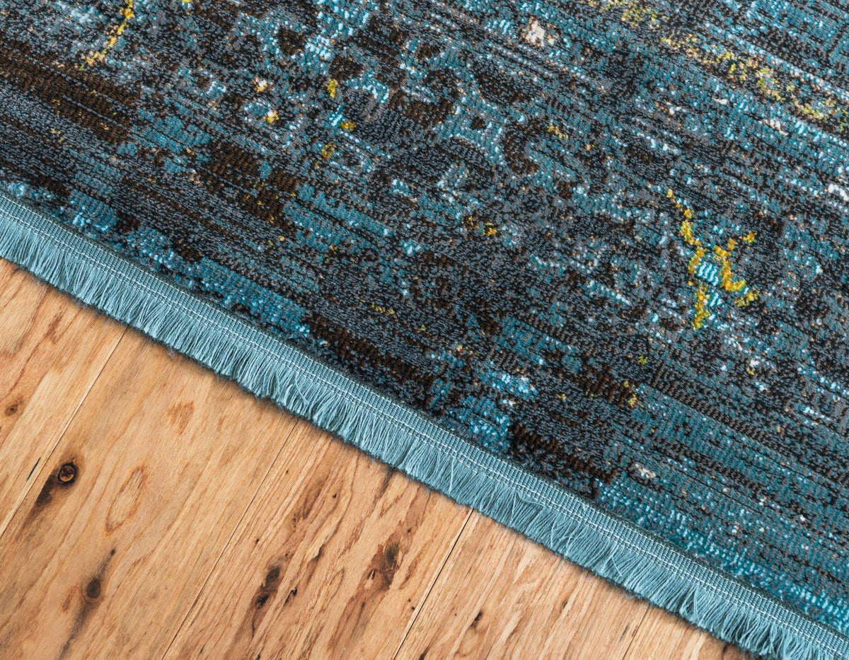 Rechteck Teppich Havana in Türkis von Hadorn™ - Lifestyle Image