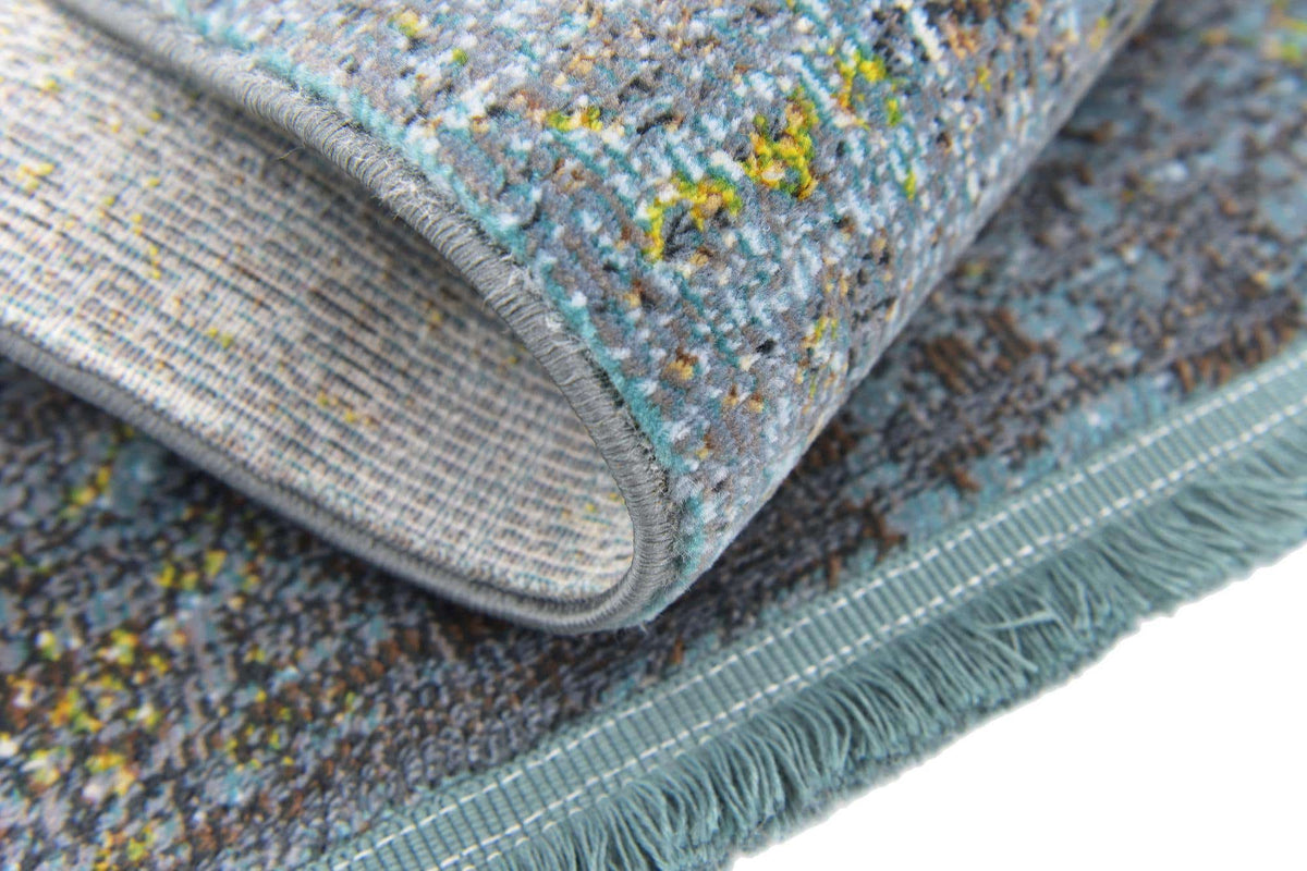 Rechteck Teppich Havana in Türkis von Hadorn™ - Lifestyle Image