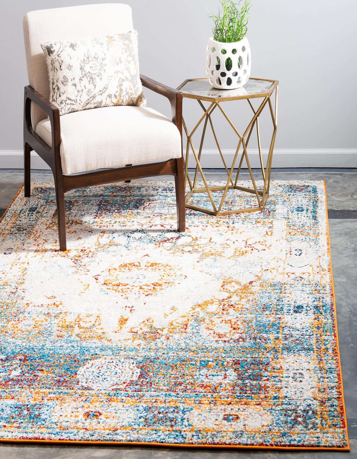Rechteck Teppich Venice in Beige von Hadorn™ - Lifestyle Image