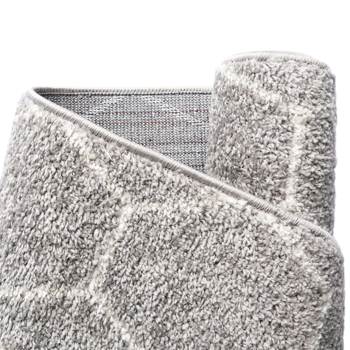 Rechteck Teppich Trellis Frieze in Hellgrau von Hadorn™ - Lifestyle Image