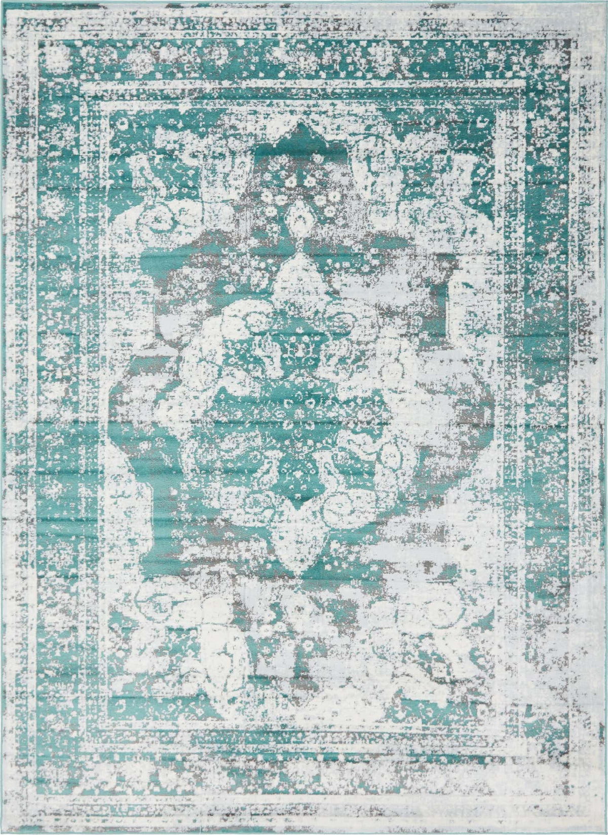 Rechteck Teppich Monaco in Türkis von Hadorn™ - Lifestyle Image