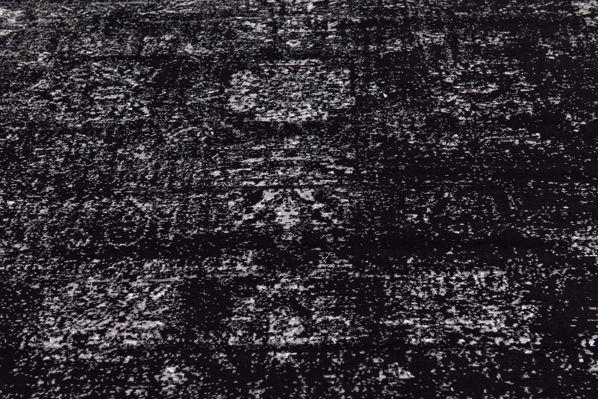 Quadratisch Teppich Monaco in Schwarz von Hadorn™ - Lifestyle Image