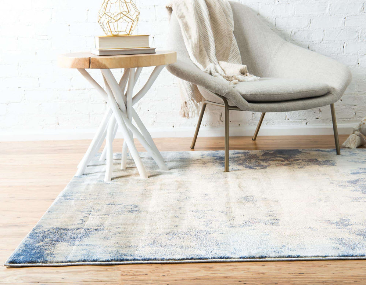 Rechteck Teppich Solaris in Blau von Hadorn™ - Lifestyle Image