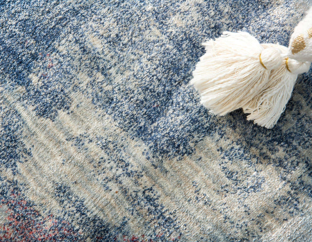Rechteck Teppich Solaris in Blau von Hadorn™ - Lifestyle Image