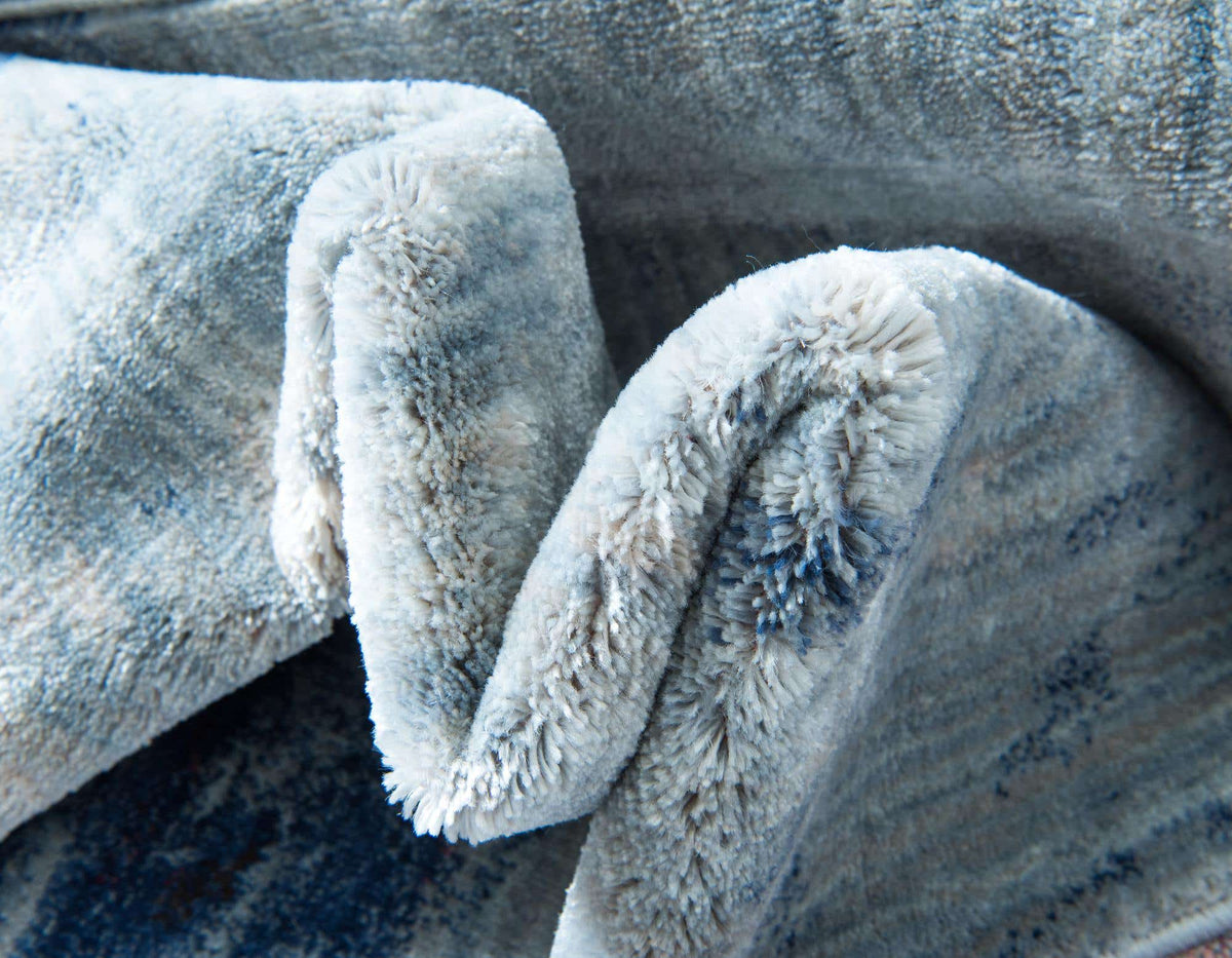Rechteck Teppich Solaris in Blau von Hadorn™ - Lifestyle Image