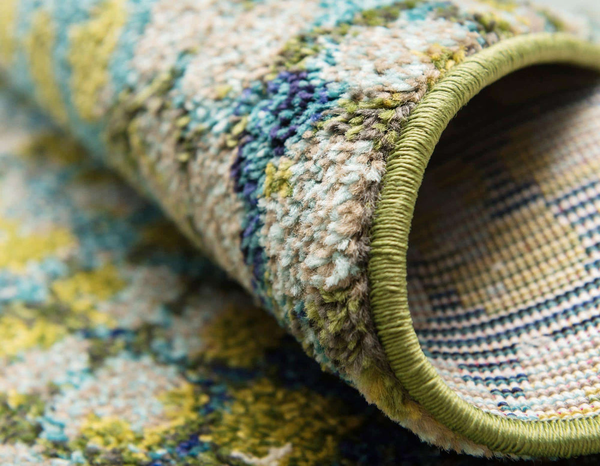 Rund Teppich Spectrum in Blau von Hadorn™ - Lifestyle Image