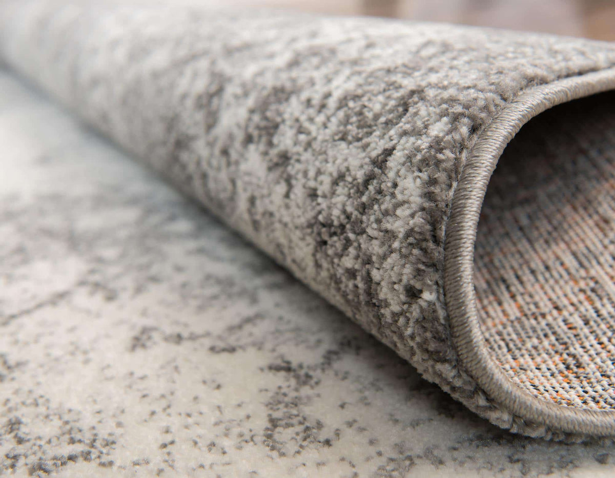 Rund Teppich Venice in Grau von Hadorn™ - Lifestyle Image