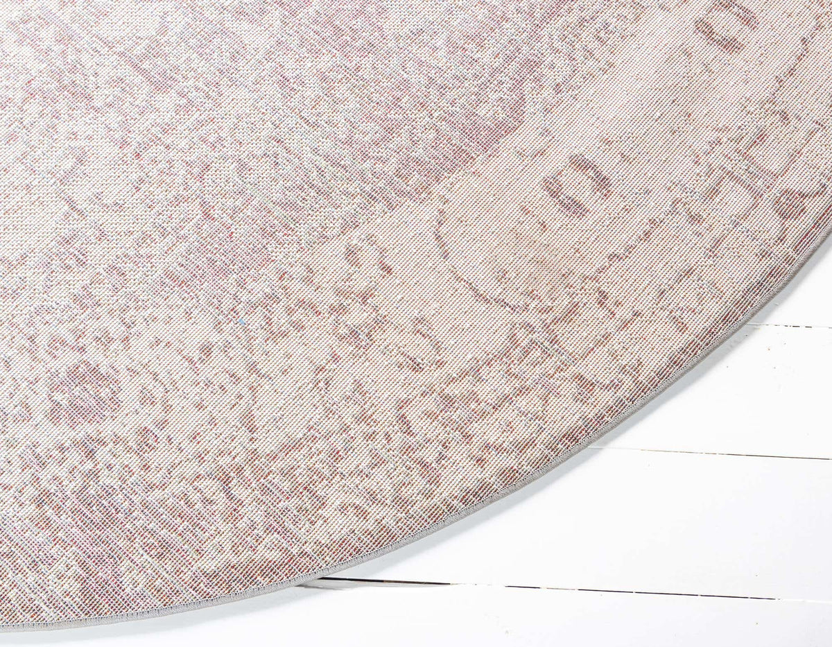 Rund Teppich Venice in Grau von Hadorn™ - Lifestyle Image