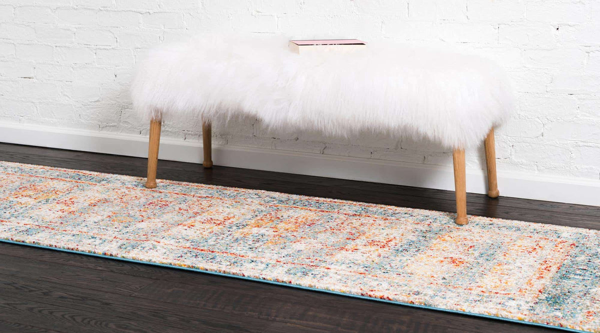Läufer Teppich Venice in Blau von Hadorn™ - Lifestyle Image