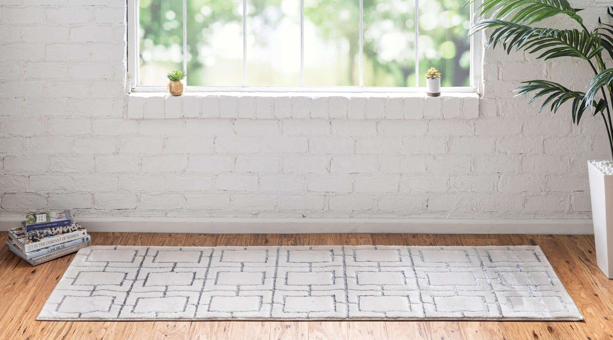 Läufer Teppich Marilyn Monroe™ Glam Trellis in Weiss von Hadorn™ - Lifestyle Image