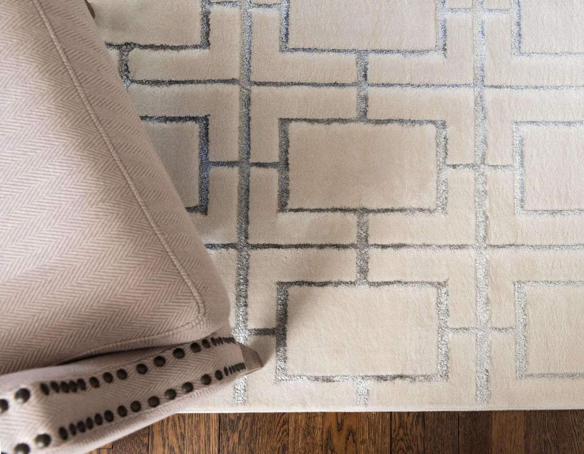 Läufer Teppich Marilyn Monroe™ Glam Trellis in Weiss von Hadorn™ - Lifestyle Image