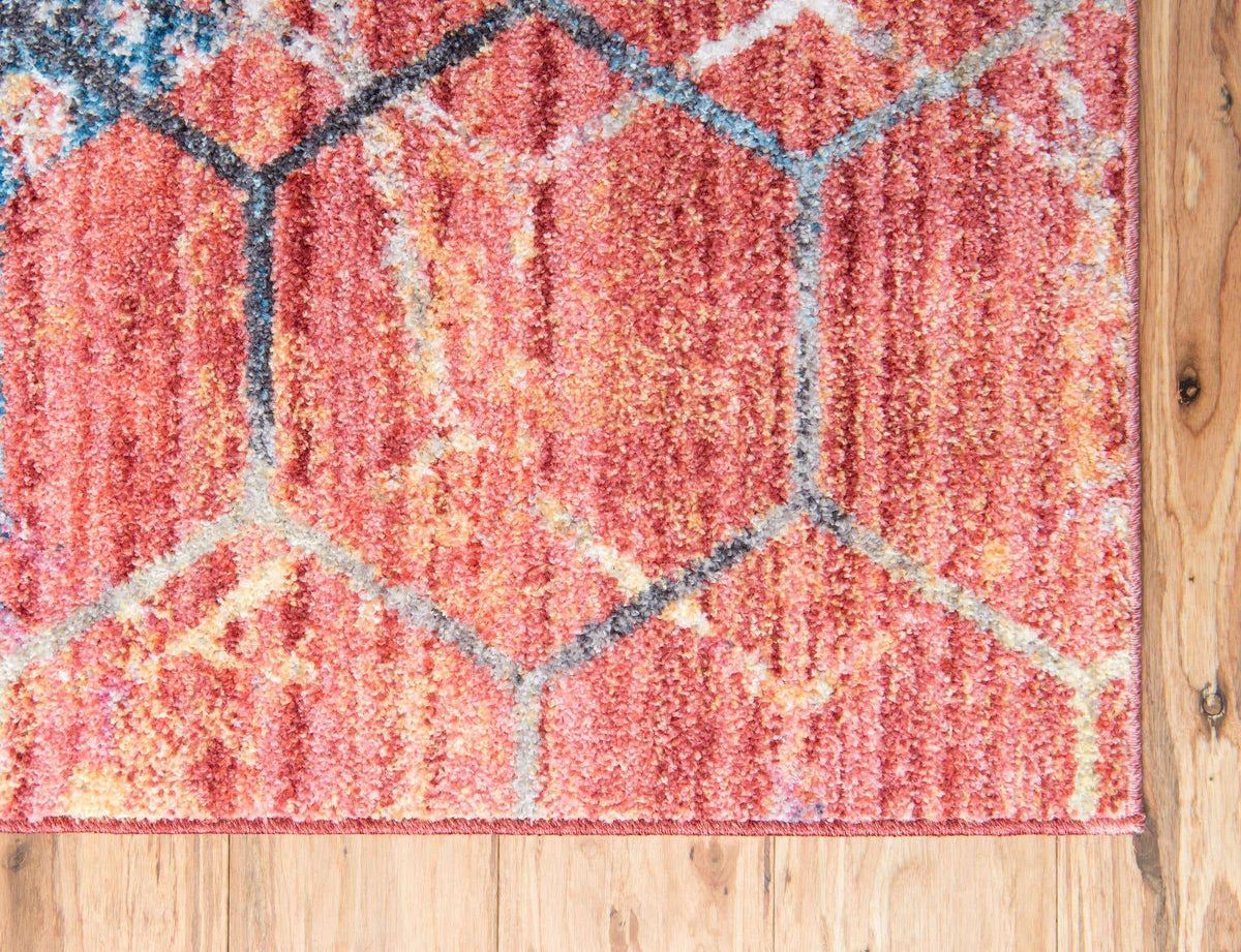 Rechteck Teppich Prism in Rot von Hadorn™ - Lifestyle Image