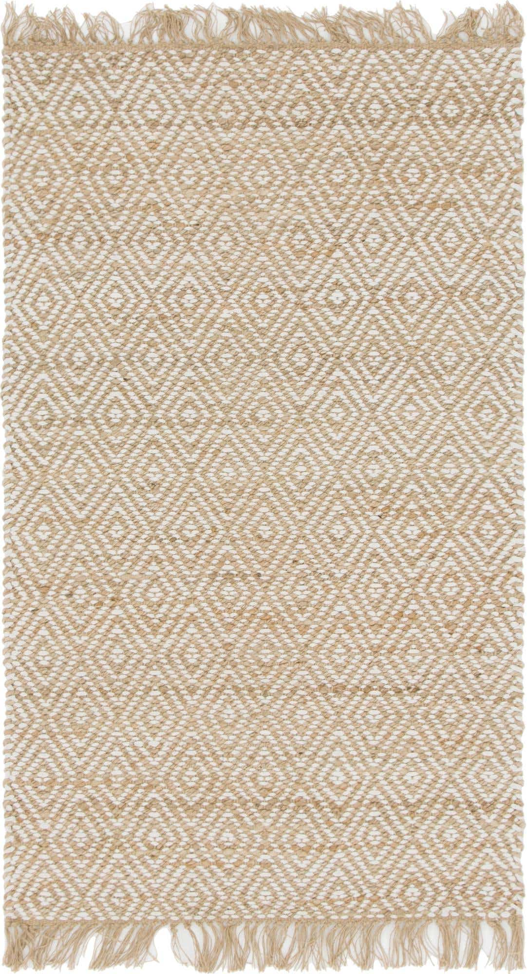 Rechteck Teppich Braided Jute in Natürlich von Hadorn™ - Lifestyle Image