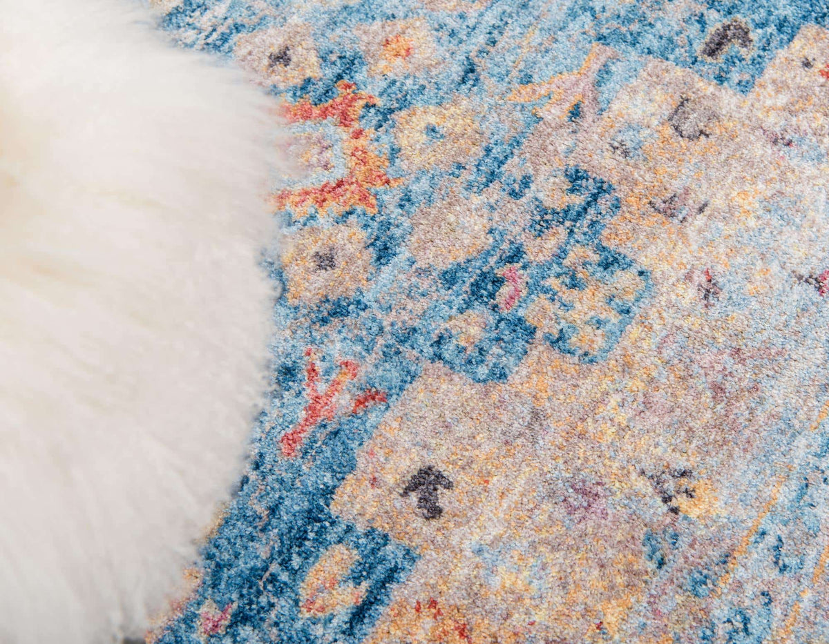 Läufer Teppich Madrid in Blau von Hadorn™ - Lifestyle Image