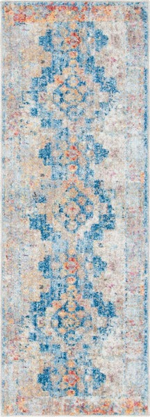 Läufer Teppich Madrid in Blau von Hadorn™ - Lifestyle Image