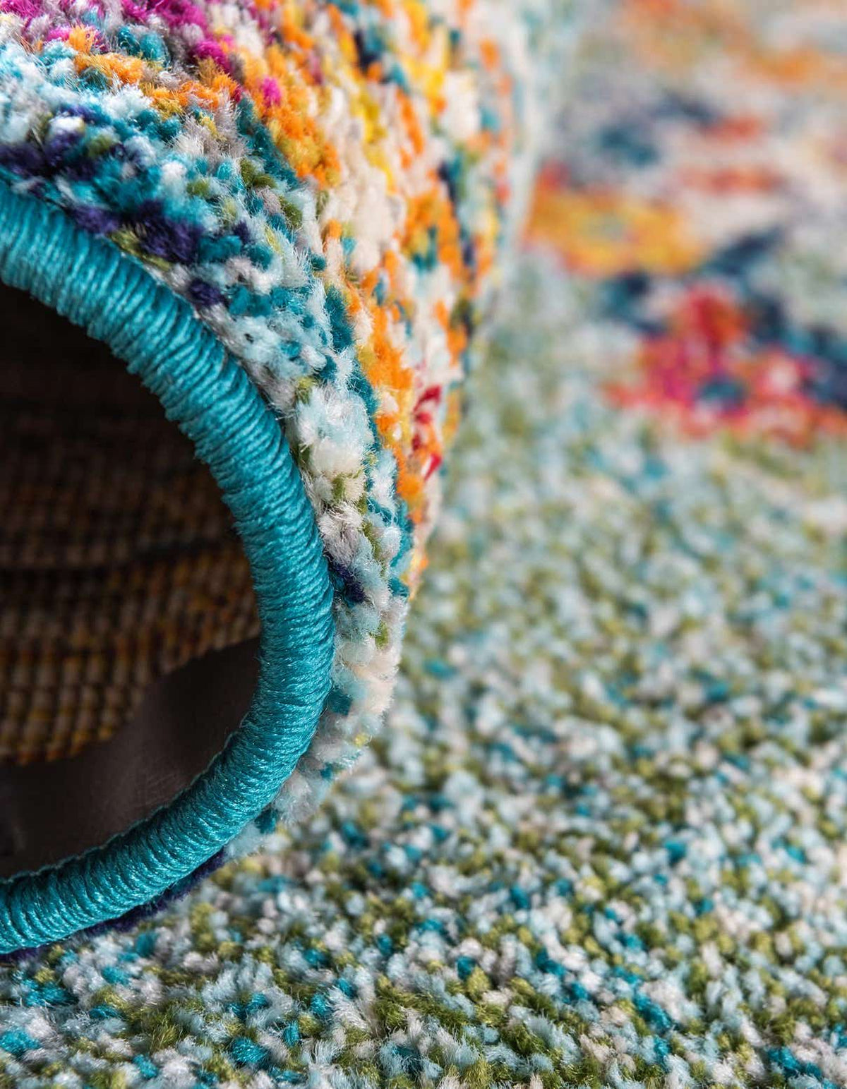Quadratisch Teppich Carrington in Grün von Hadorn™ - Lifestyle Image