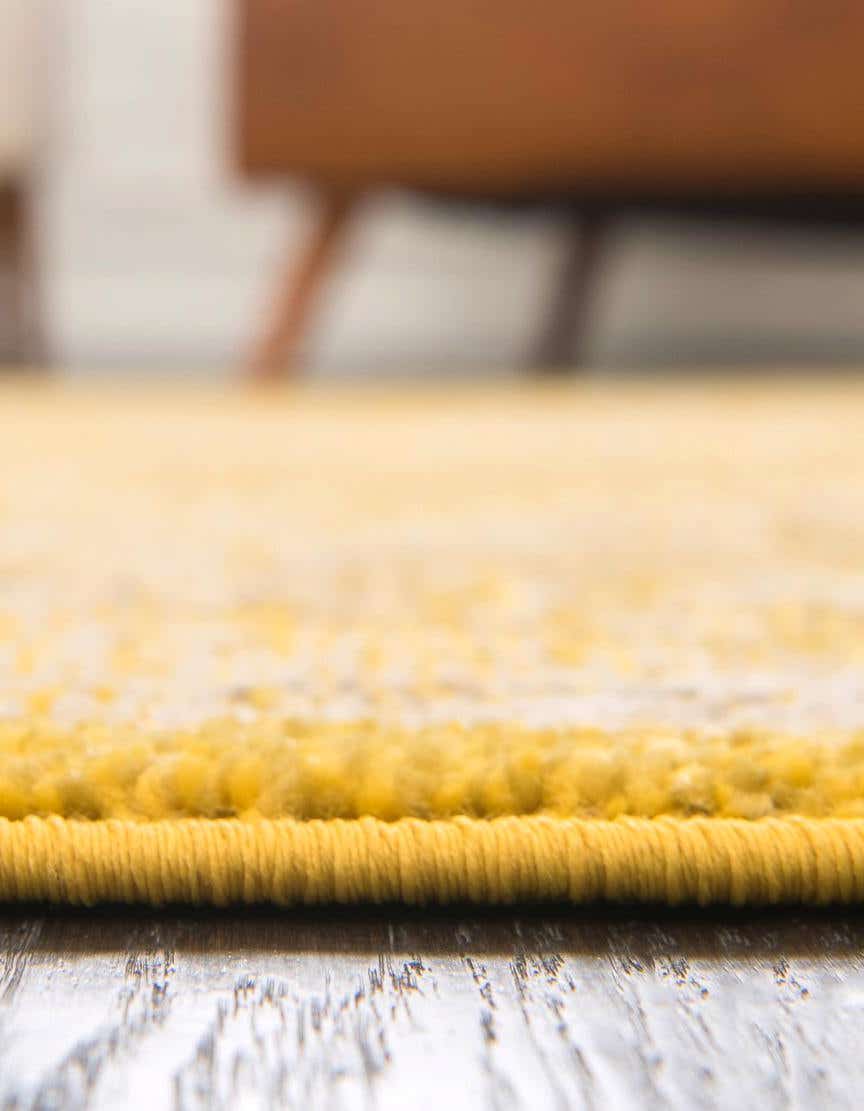 Quadratisch Teppich Carrington in Gelb von Hadorn™ - Lifestyle Image