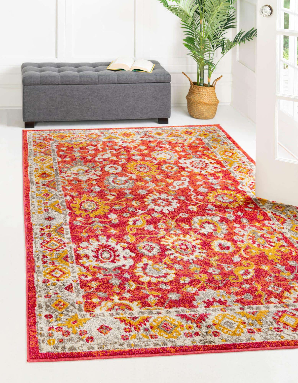 Rechteck Teppich Carrington in Rot von Hadorn™ - Lifestyle Image