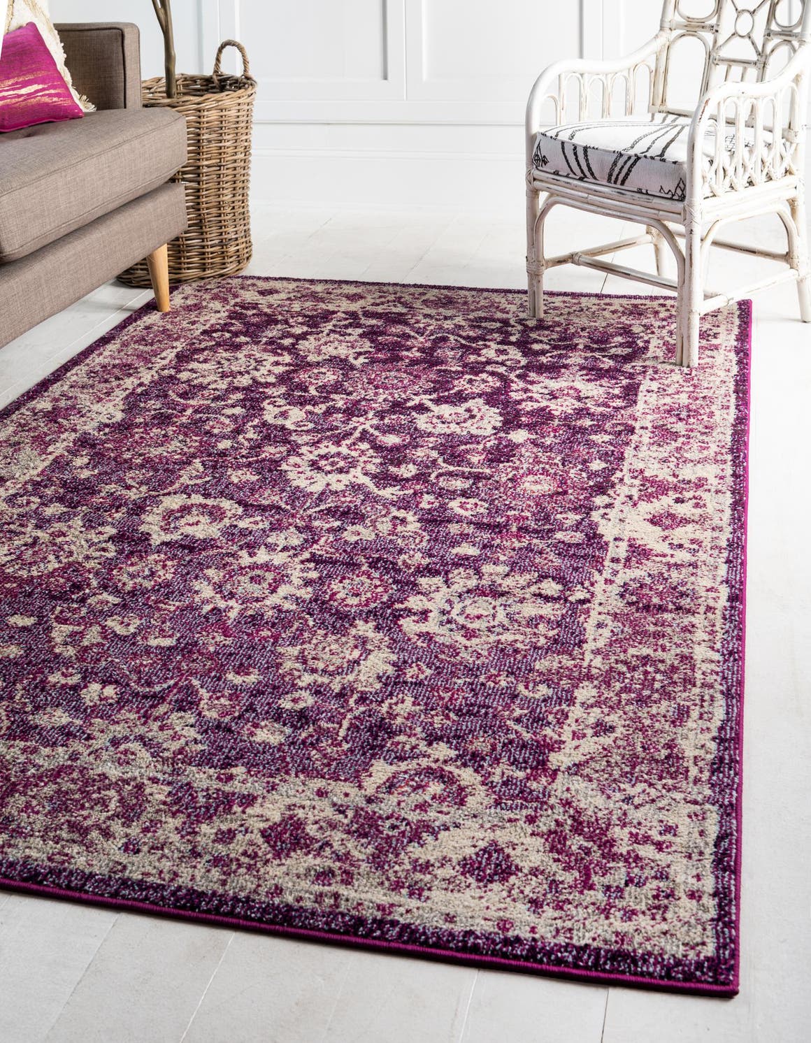 Rechteck Teppich Carrington in Lila von Hadorn™ - Lifestyle Image