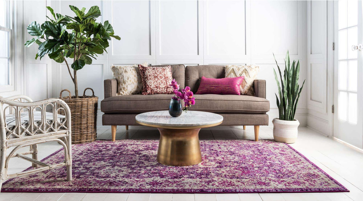 Rechteck Teppich Carrington in Lila von Hadorn™ - Lifestyle Image