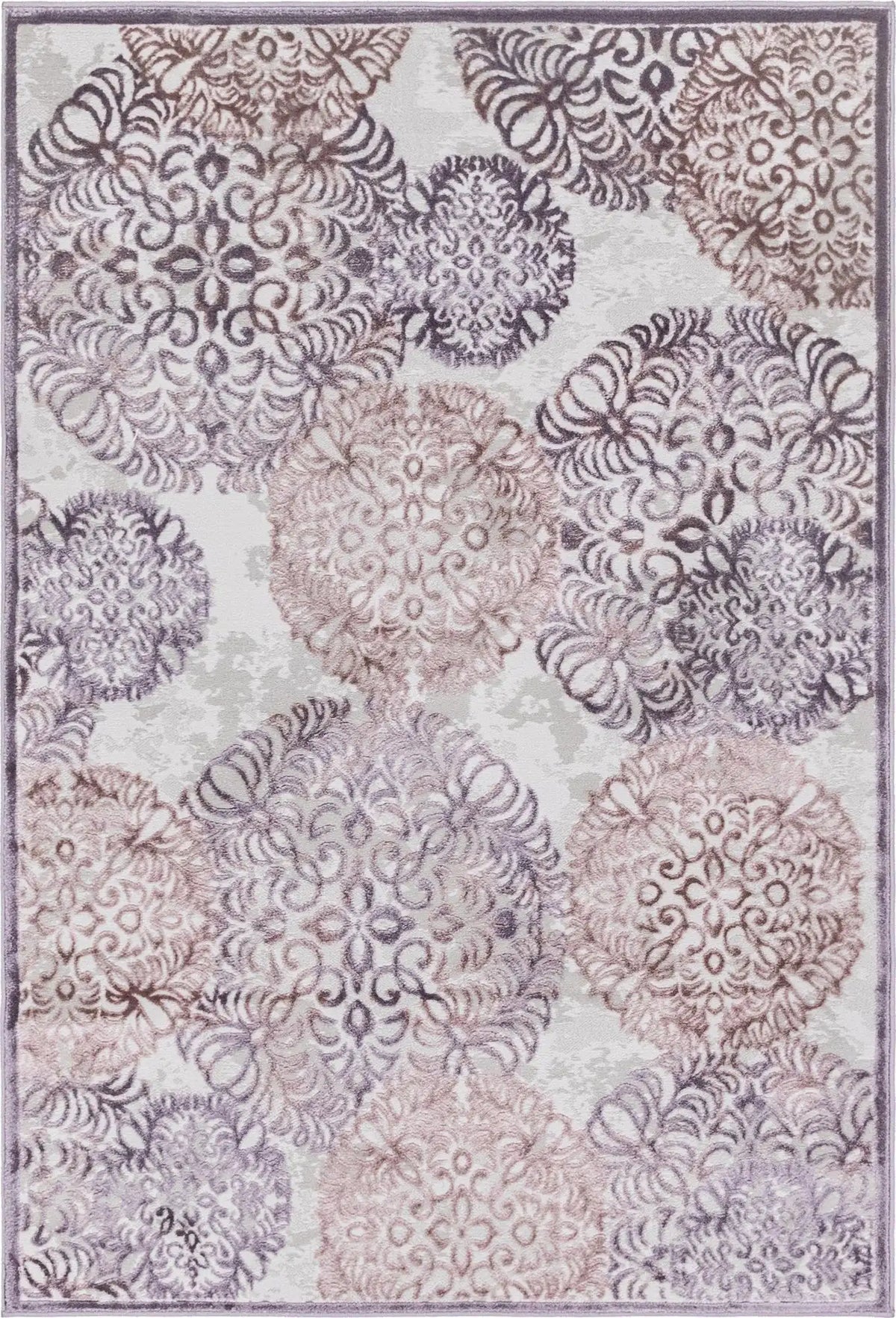Rechteck Teppich Chesterfield in Violett von Hadorn™ - Lifestyle Image