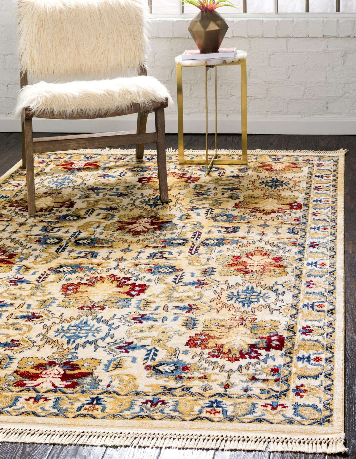 Rechteck Teppich Georgetown in Beige von Hadorn™ - Lifestyle Image