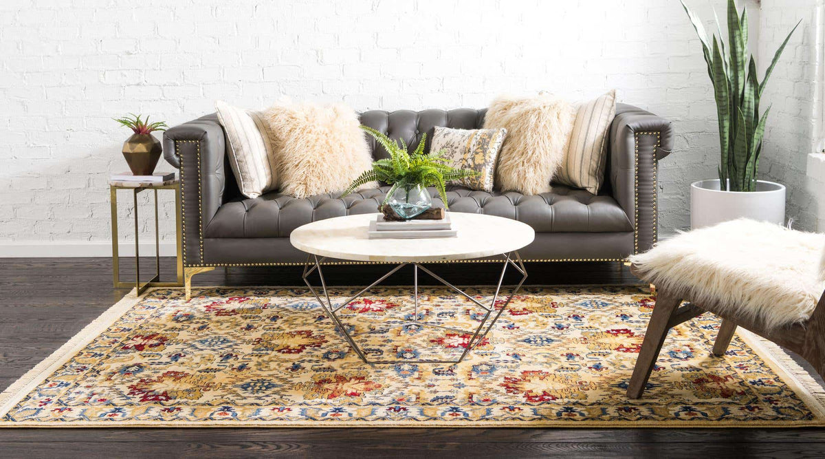 Rechteck Teppich Georgetown in Beige von Hadorn™ - Lifestyle Image