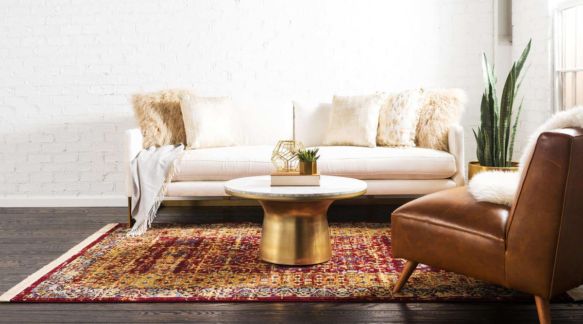 Rechteck Teppich Georgetown in Rot von Hadorn™ - Lifestyle Image