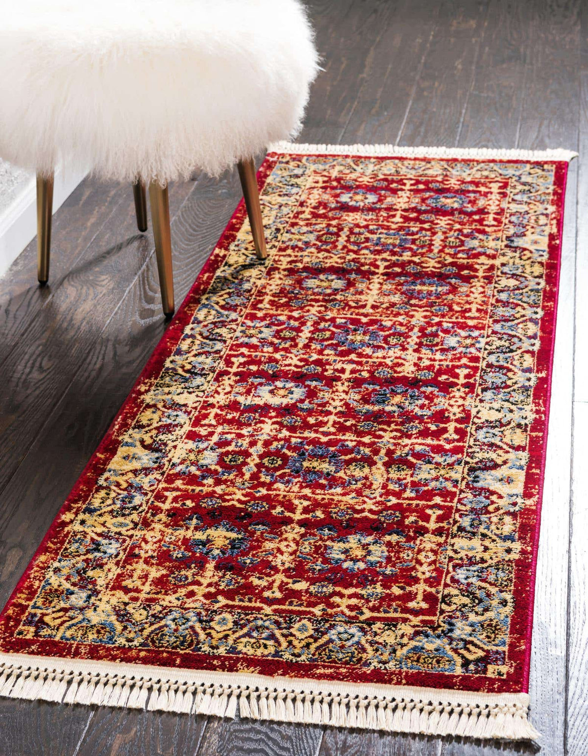Läufer Teppich Georgetown in Rot von Hadorn™ - Lifestyle Image