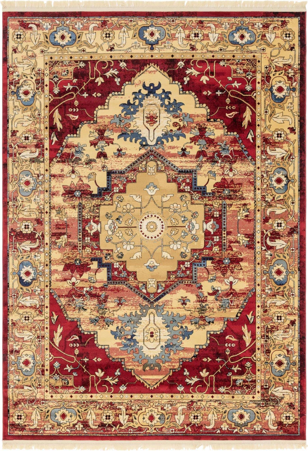 Rechteck Teppich Georgetown in Rot von Hadorn™ - Lifestyle Image