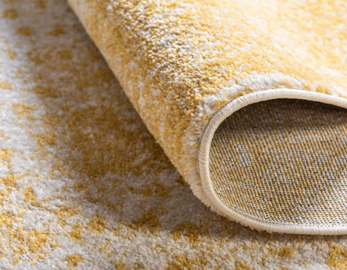 Rund Teppich Bexley in Gelb von Hadorn™ - Lifestyle Image