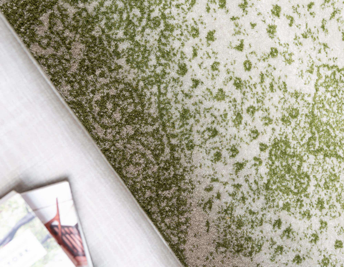Rund Teppich Bexley in Grün von Hadorn™ - Lifestyle Image