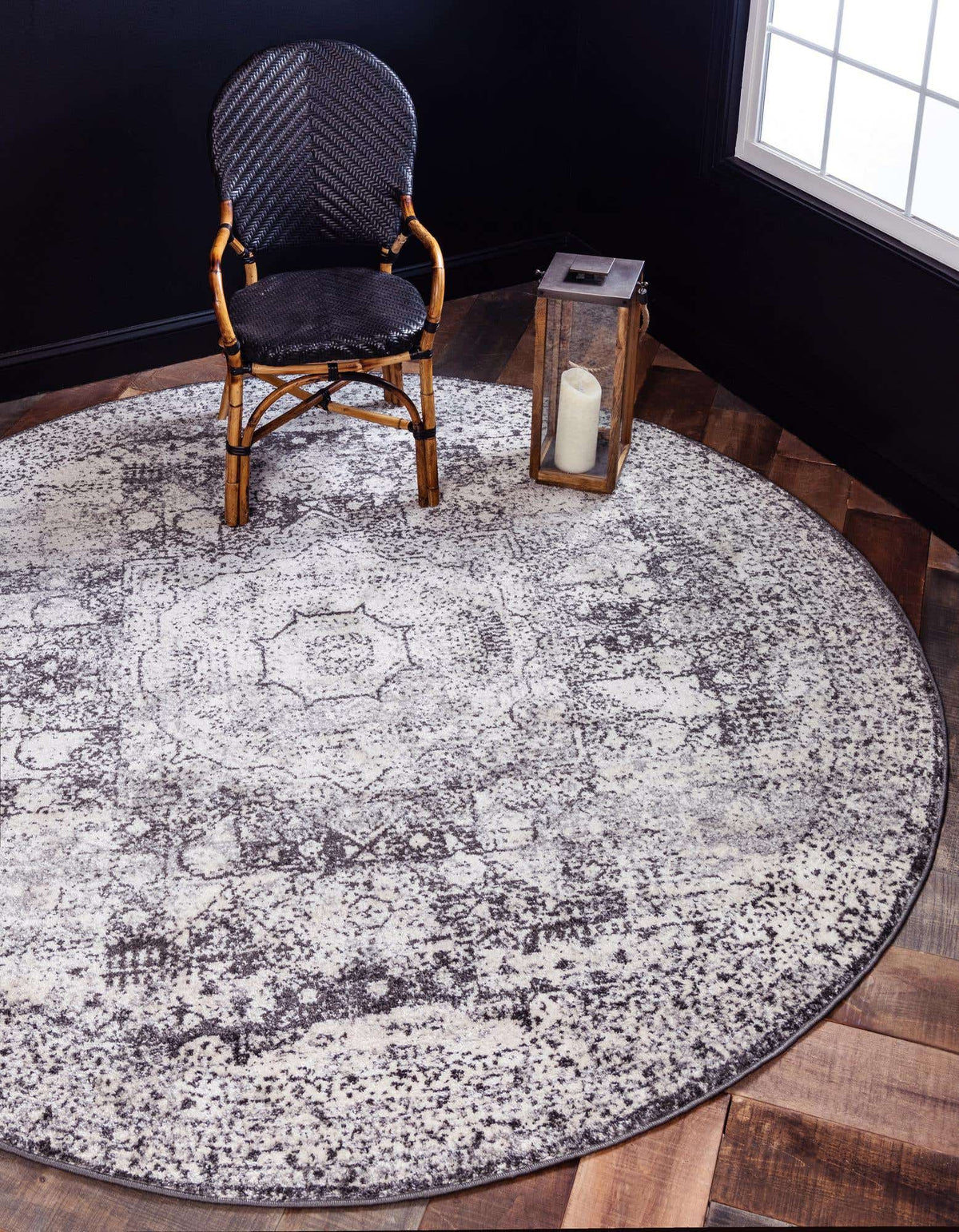 Rund Teppich Bexley in Beige von Hadorn™ - Lifestyle Image