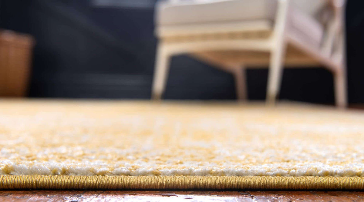 Rund Teppich Bexley in Gelb von Hadorn™ - Lifestyle Image