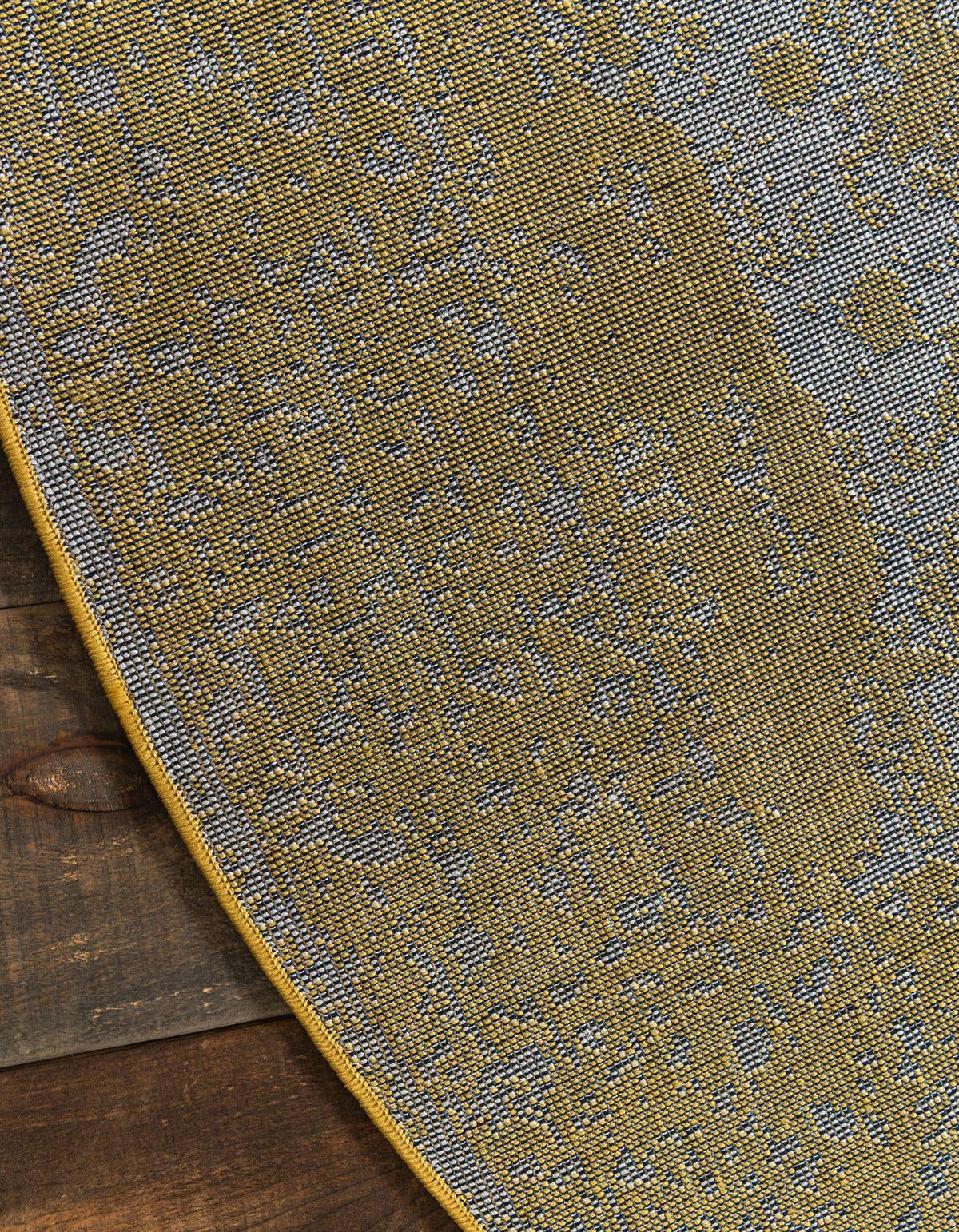 Rund Teppich Bexley in Gelb von Hadorn™ - Lifestyle Image