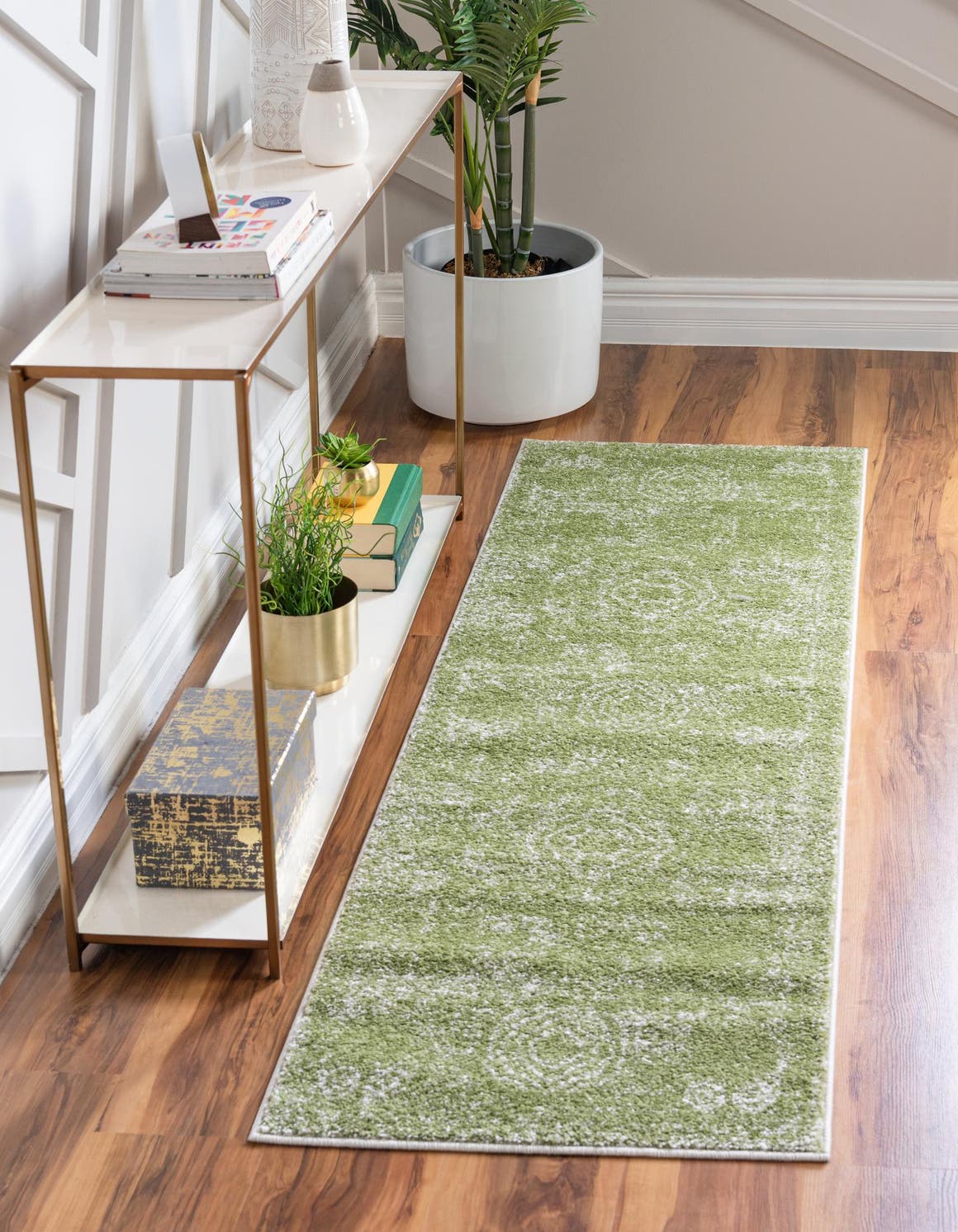 Läufer Teppich Bexley in Grün von Hadorn™ - Lifestyle Image