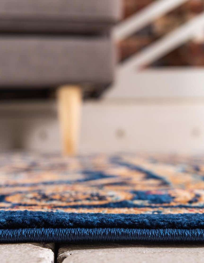 Rechteck Teppich Graham in Marineblau von Hadorn™ - Lifestyle Image