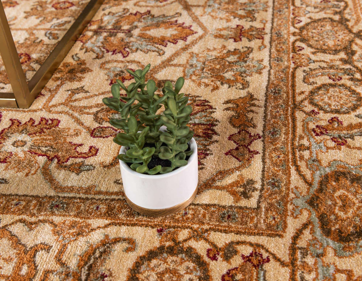 Rund Teppich Graham in Creme von Hadorn™ - Lifestyle Image