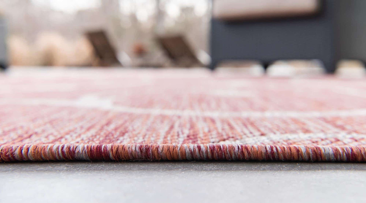 Läufer Outdoor Teppich Outdoor Botanical in Rot von Hadorn™ - Lifestyle Image