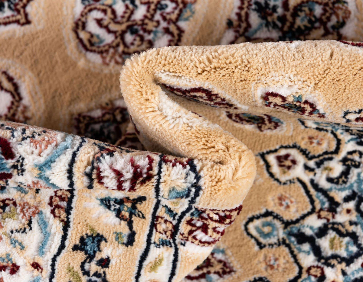 Rund Teppich Nain Design in Beige von Hadorn™ - Lifestyle Image