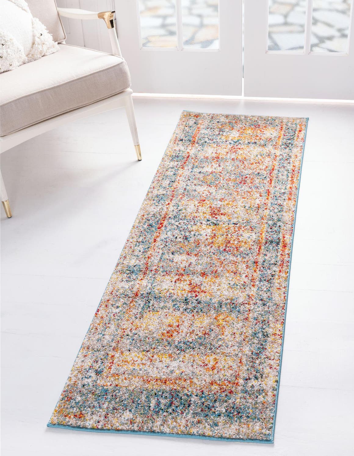 Läufer Teppich Venice in Blau von Hadorn™ - Lifestyle Image