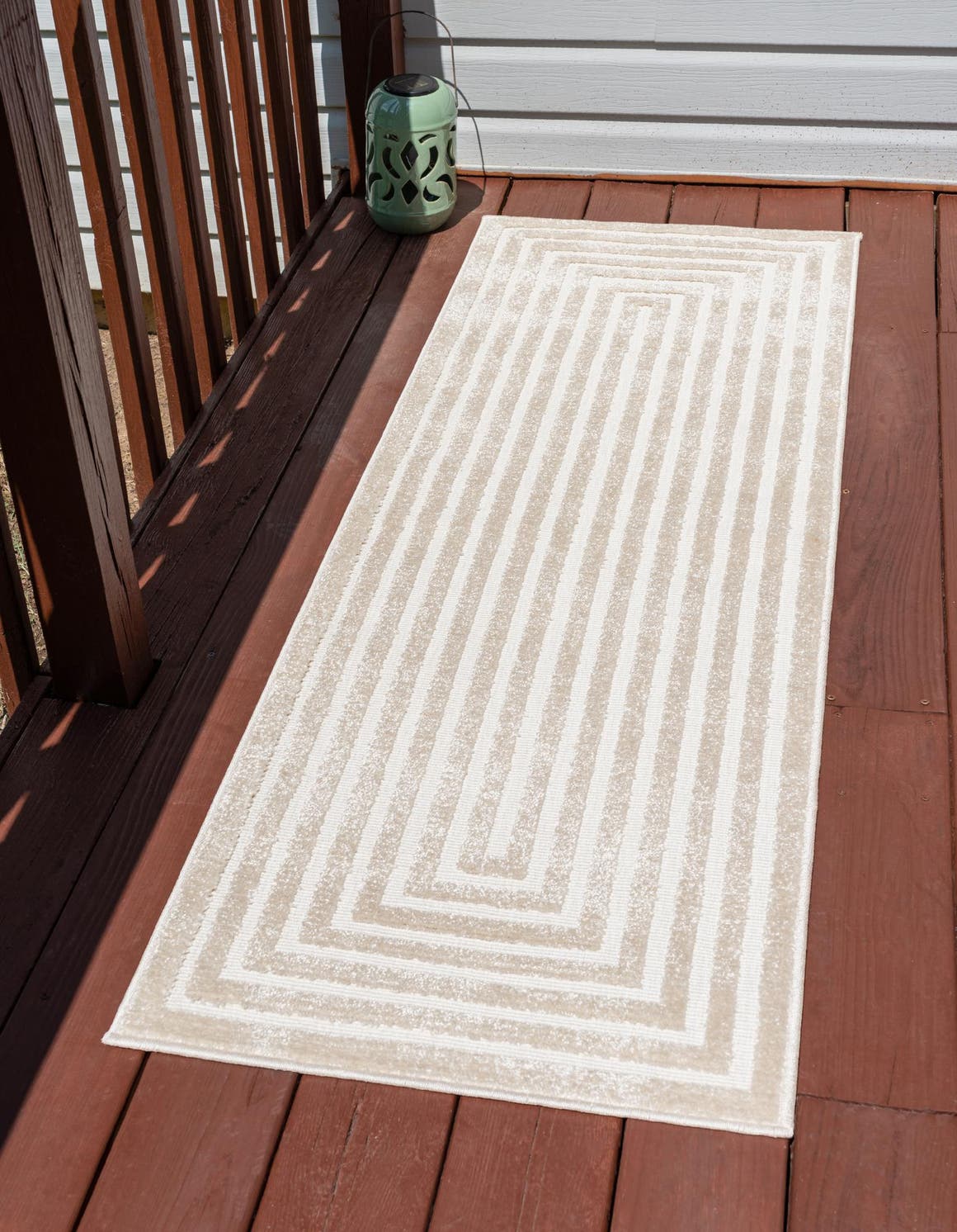 Läufer Outdoor Teppich Sabrina Soto Outdoor in Beige von Hadorn™ - Lifestyle Image