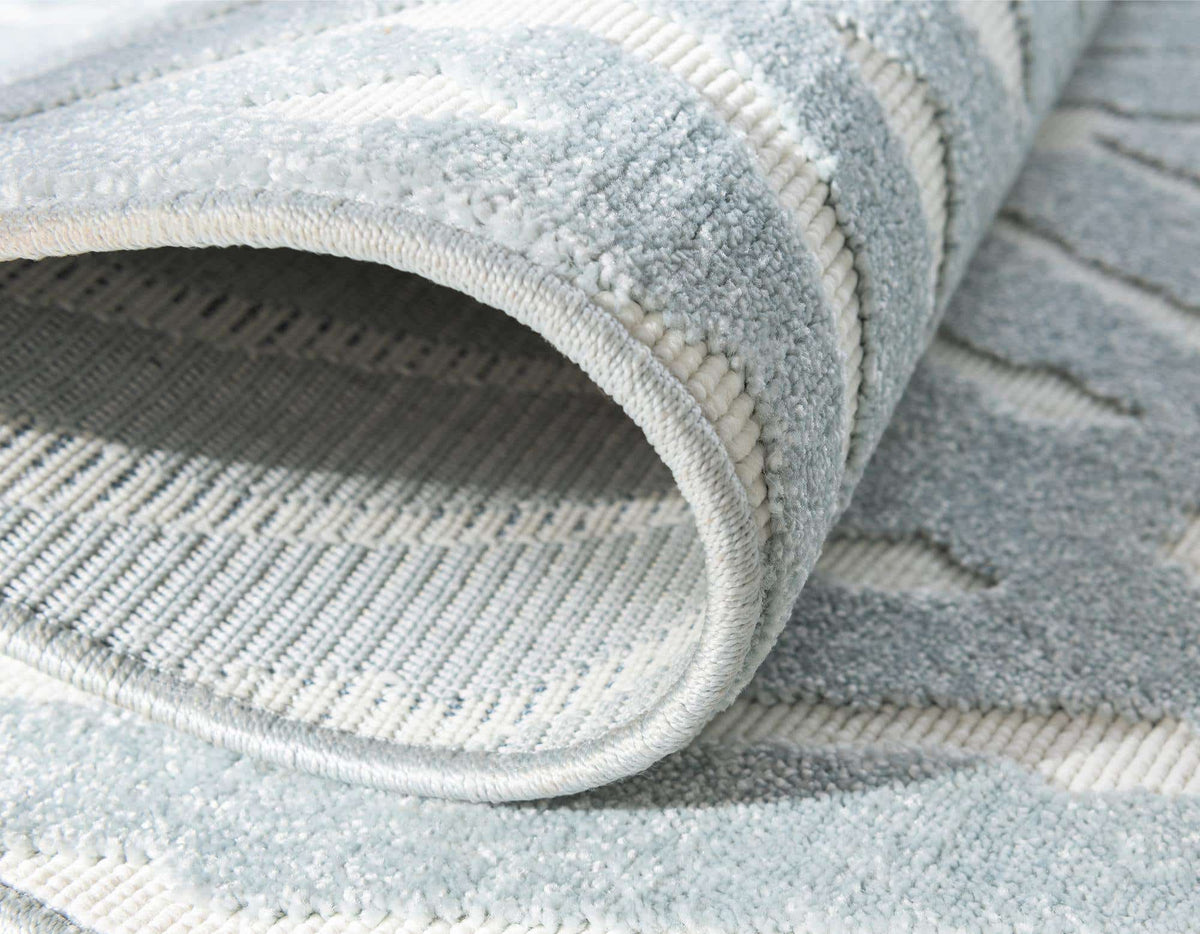 Rechteck Outdoor Teppich Sabrina Soto Outdoor in Hellblau von Hadorn™ - Lifestyle Image