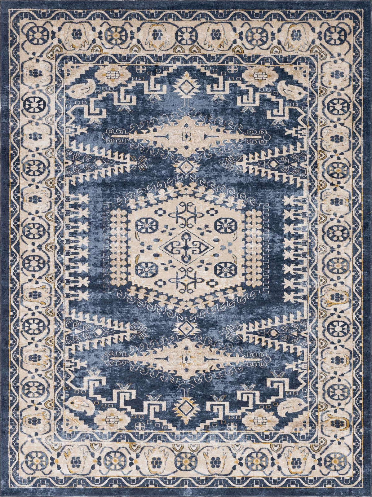 Rechteck Teppich Arcadia in Dunkelblau von Hadorn™ - Lifestyle Image