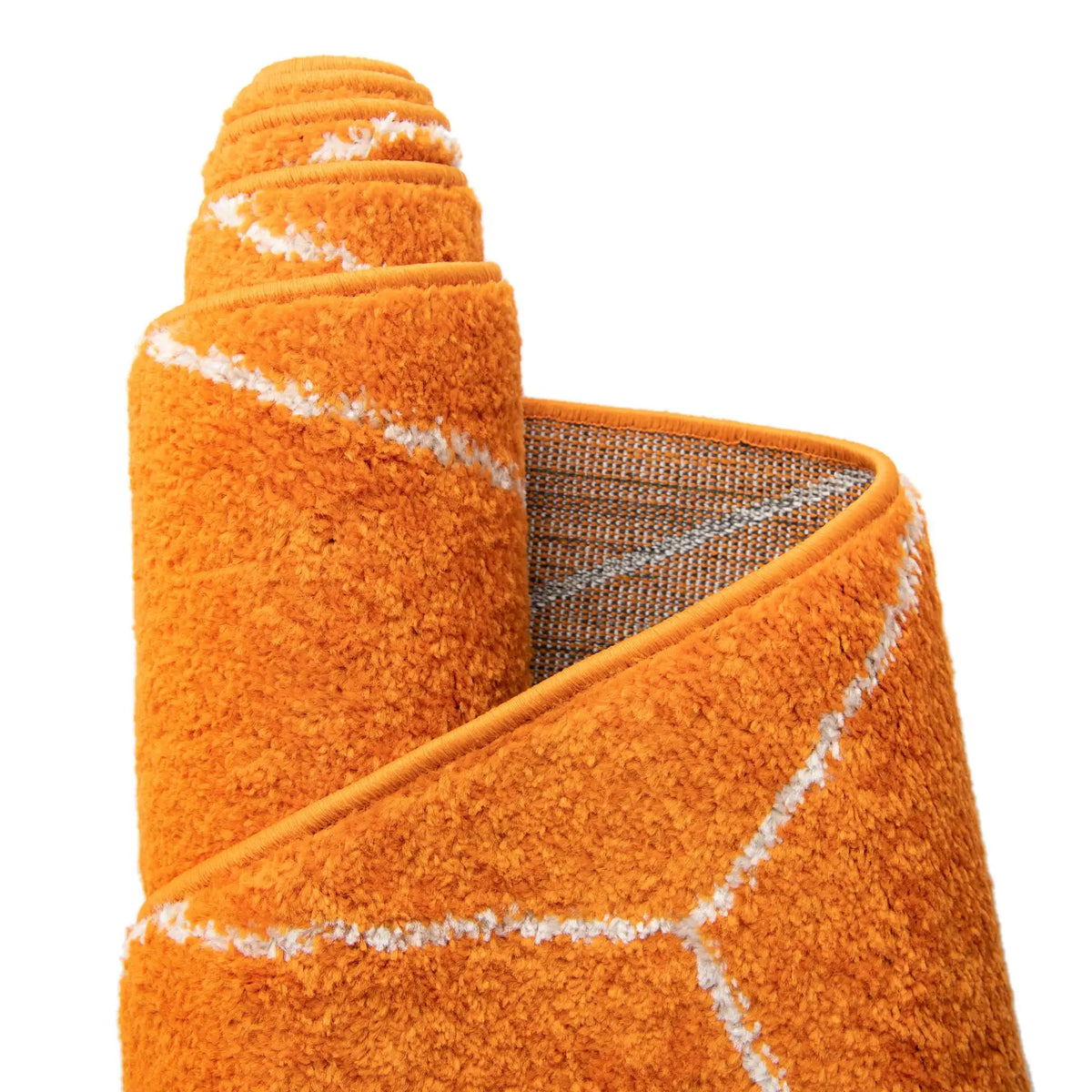 Rechteck Teppich Trellis Frieze in Orange von Hadorn™ - Lifestyle Image
